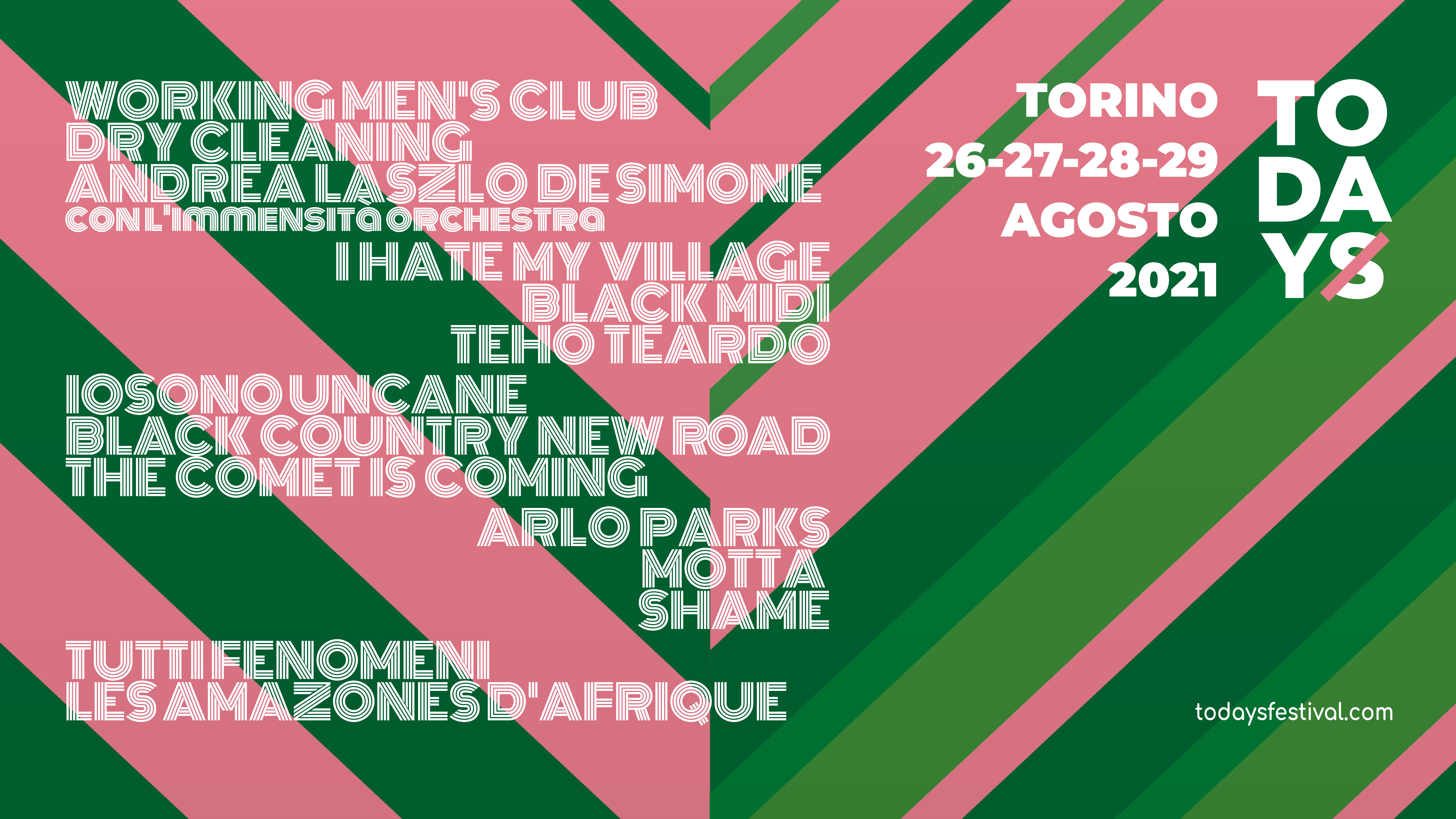 TOdays festival 2021 – torna con un’interessante line up e qualche novità dal 26 al 29 agosto