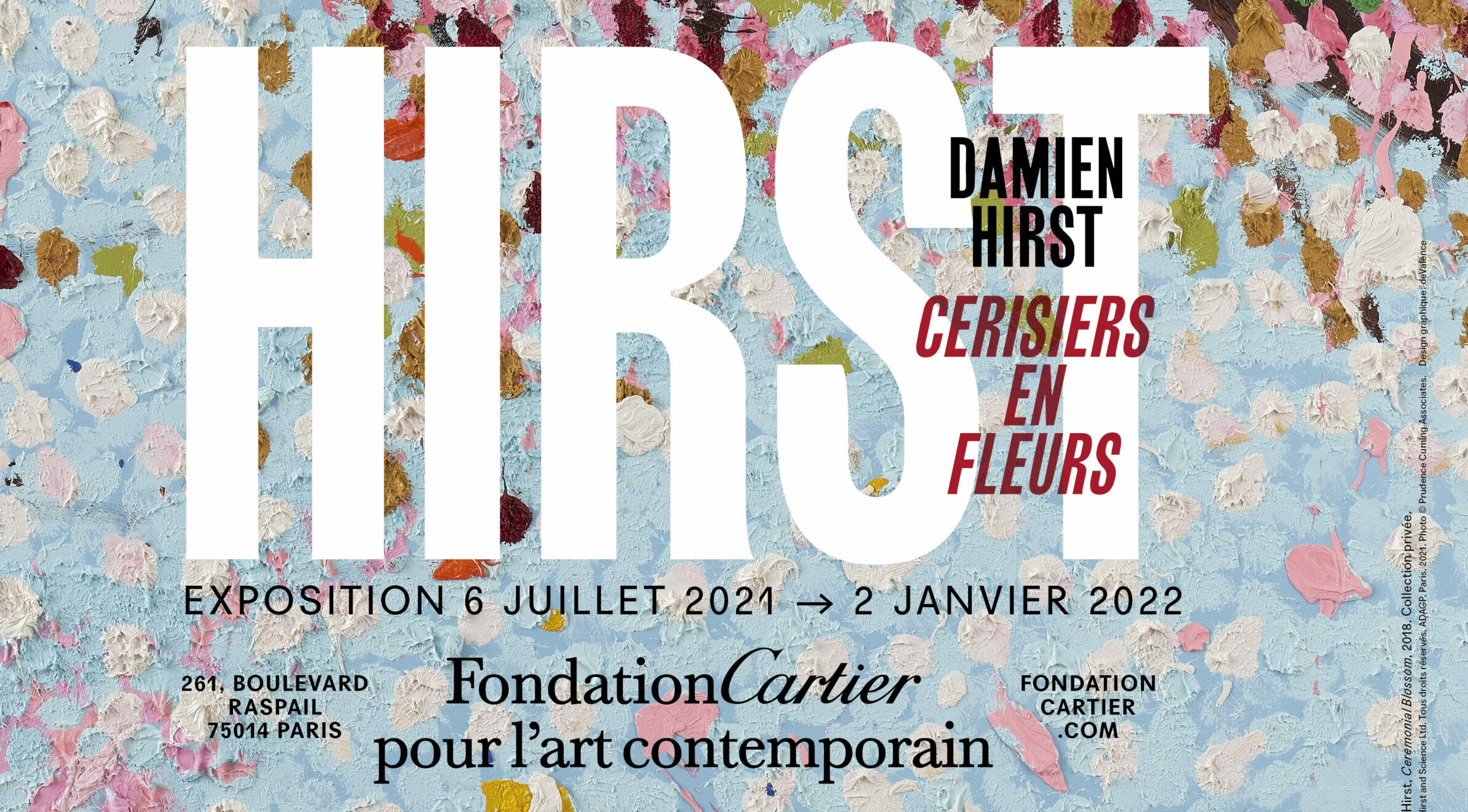 Damien Hirst – Cerisiers en Fleurs @ Fondation Cartier, Parigi