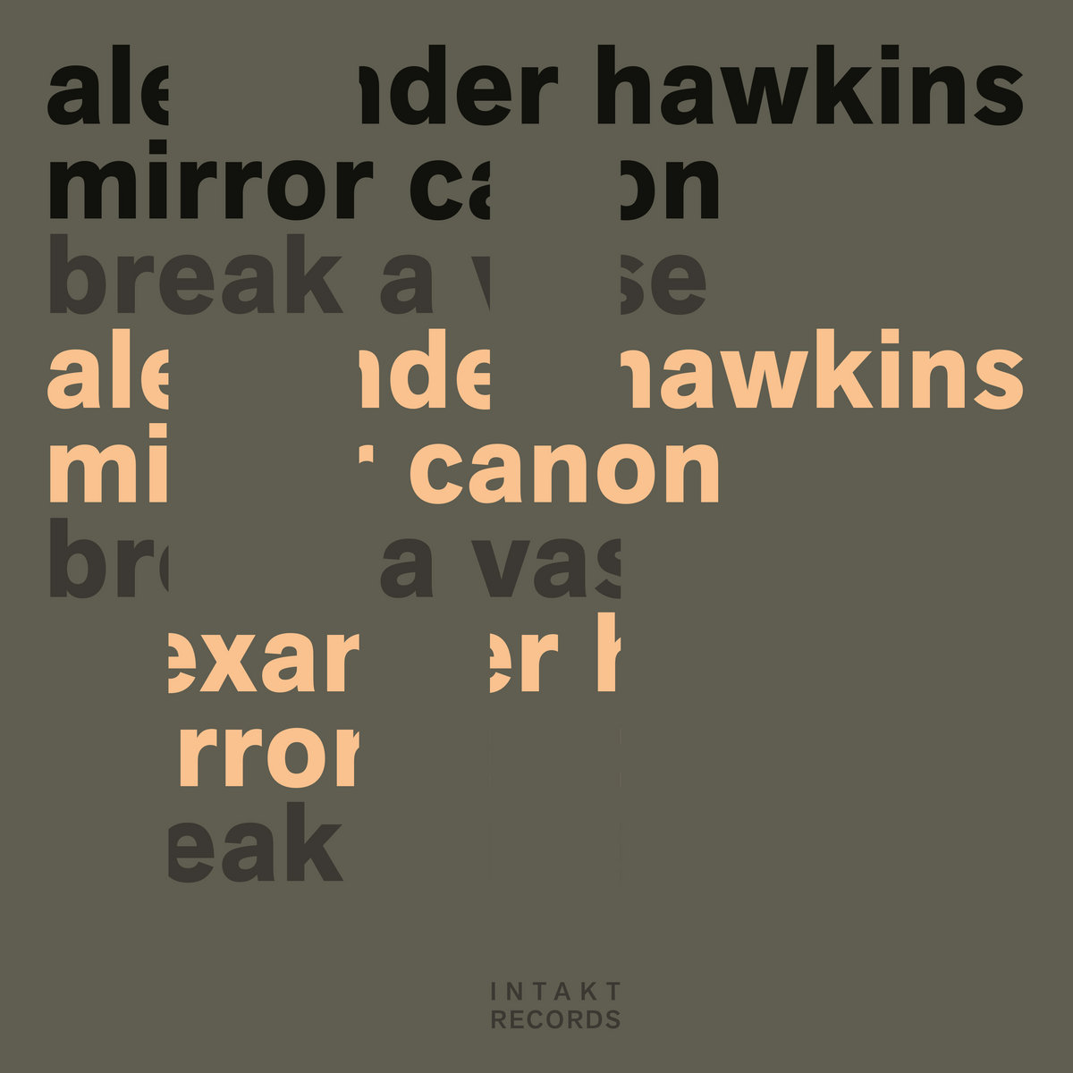 Alexander Hawkins Mirror Canon – Break a Vase (Intakt Records, 2022)