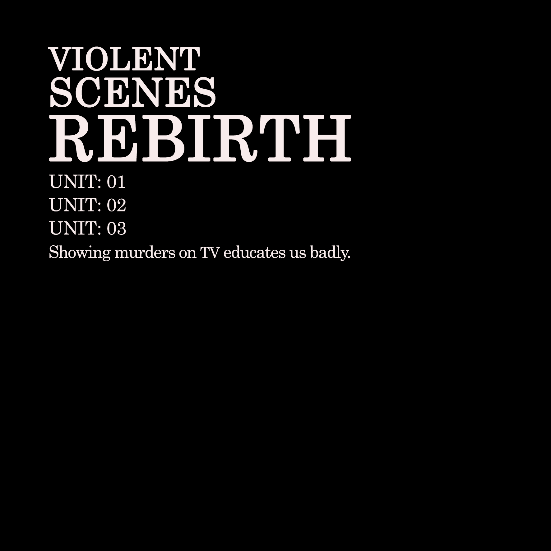 Violent Scenes – Rebirth (Sac Recordings, 2022)