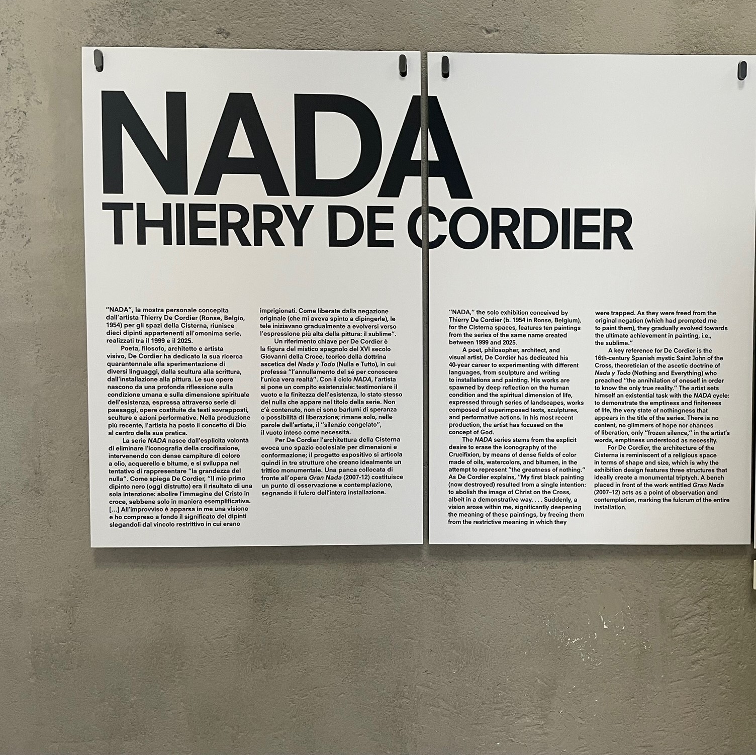 Thierry De Cordier – Nada @ Fondazione Prada, Milano